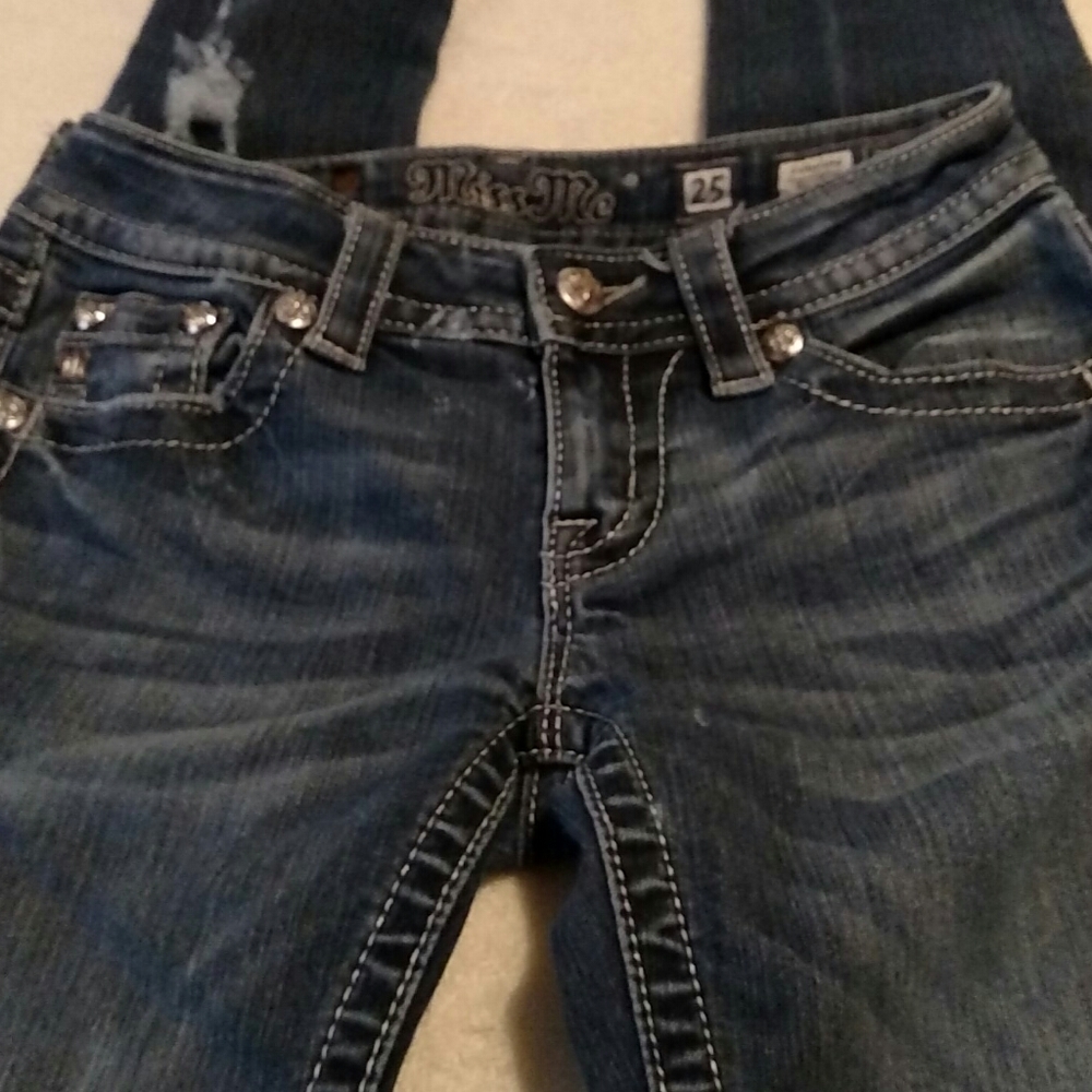 Miss Me Authentic skinny Jeans Stressed out. - Picture 5 of 10